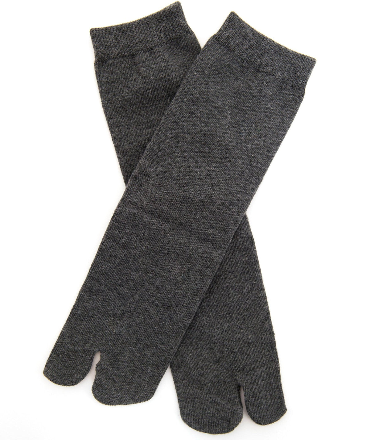 1 Pair - V-Toe Flip Flop Tabi Socks - Grey Solid Casual - Drakoi Marketplace