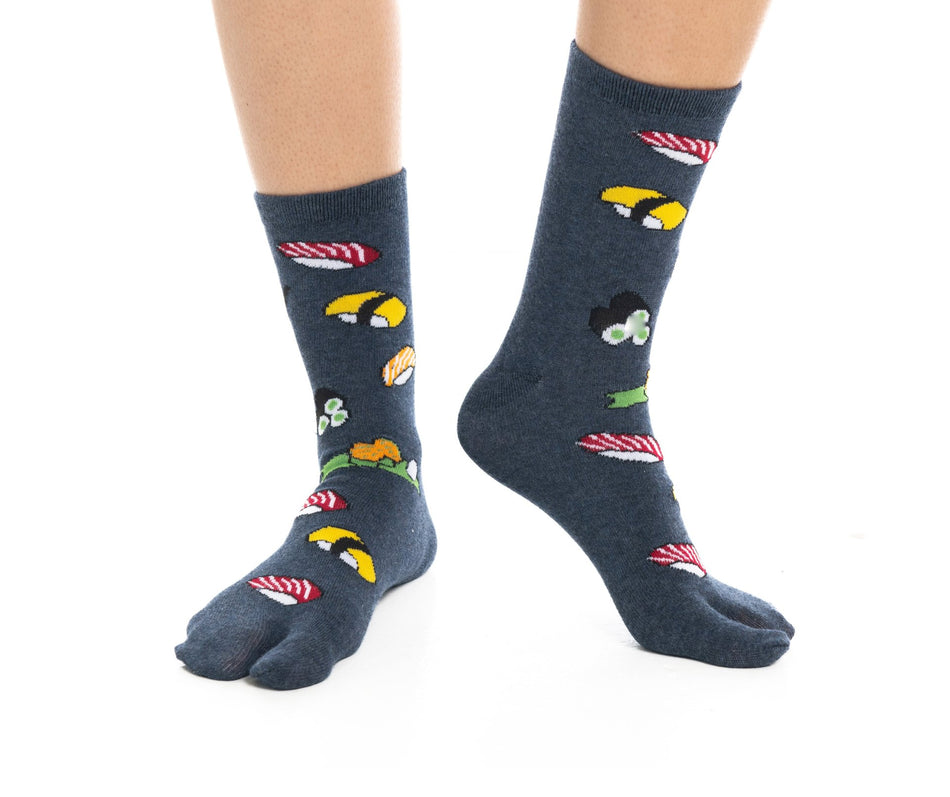 1 Pair - V-Toe Flip Flop Tabi Socks - Sushi Socks - Drakoi Marketplace