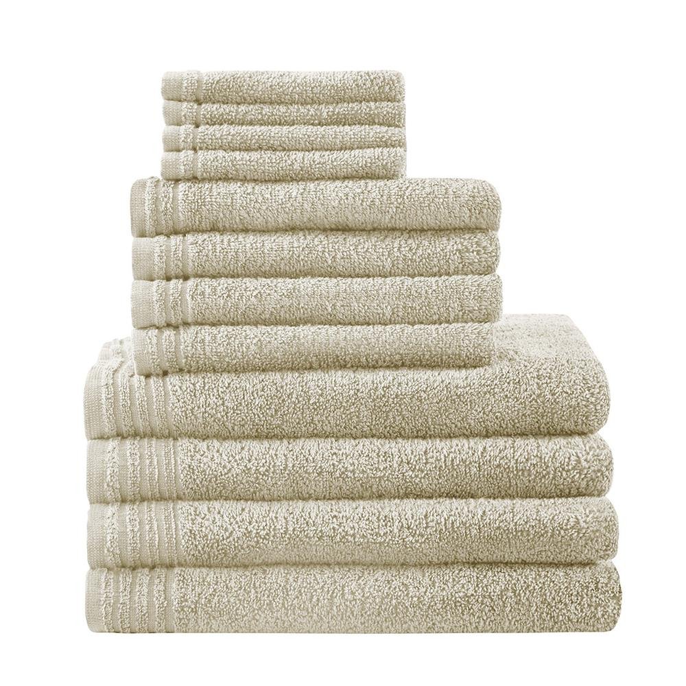 100% Cotton 12pcs Bath Towel Set, 5DS73-0217 - Drakoi Marketplace