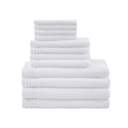 100% Cotton 12pcs Bath Towel Set, 5DS73-0217 - Drakoi Marketplace