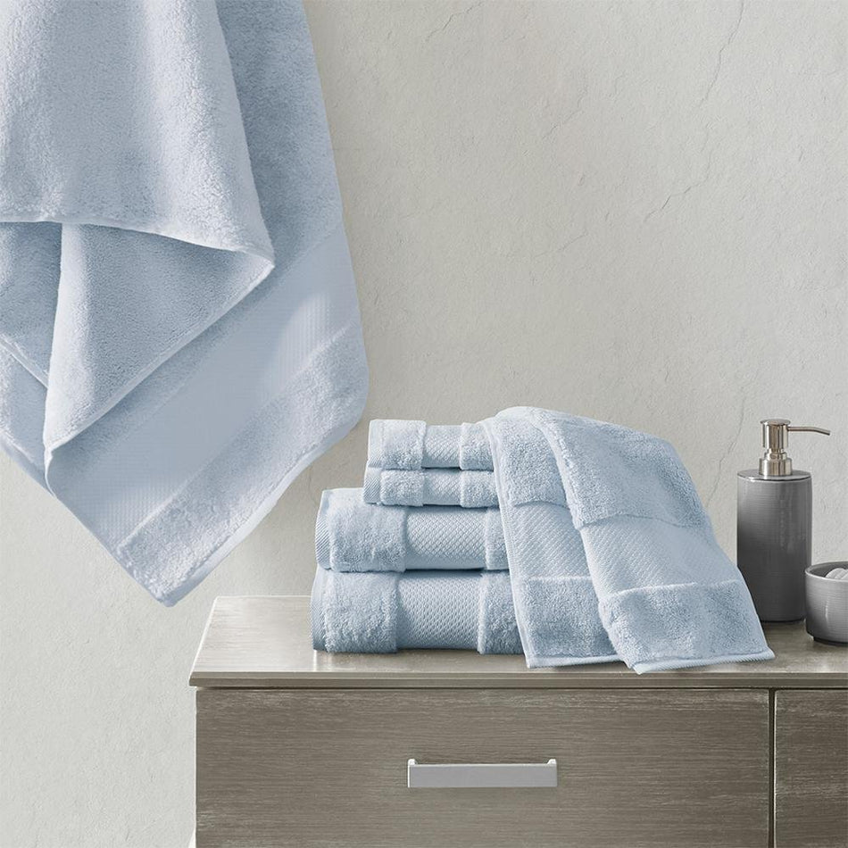 100% Cotton 6 Piece Bath Towel Set, MPS73-455 - Drakoi Marketplace