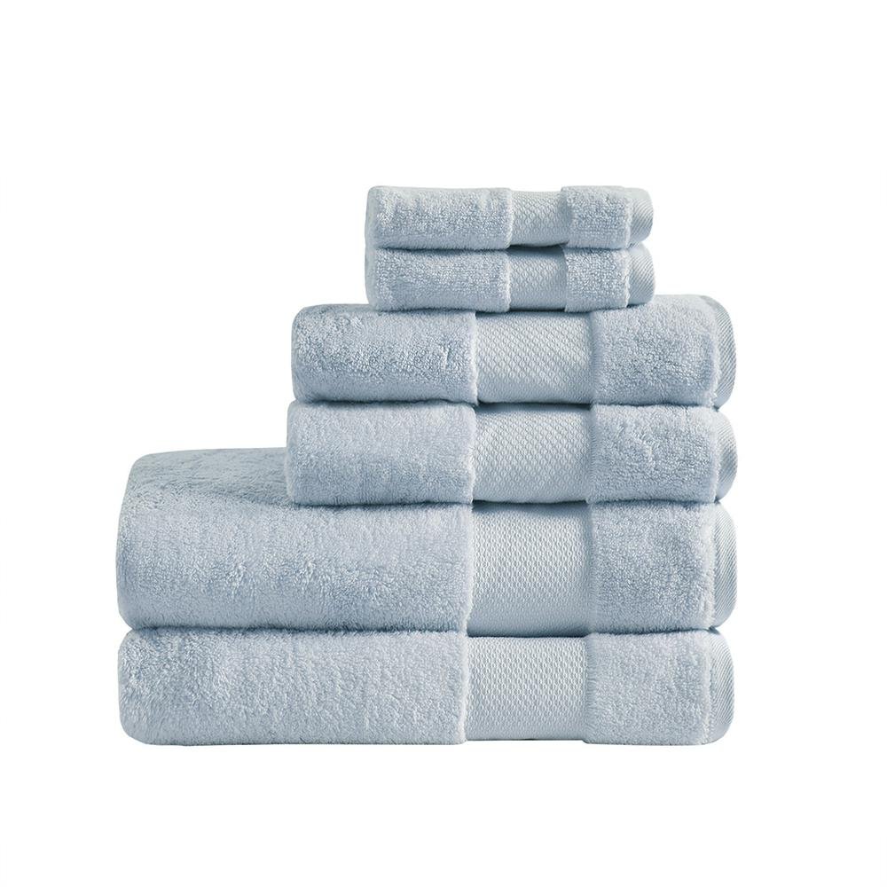 100% Cotton 6 Piece Bath Towel Set, MPS73-455 - Drakoi Marketplace