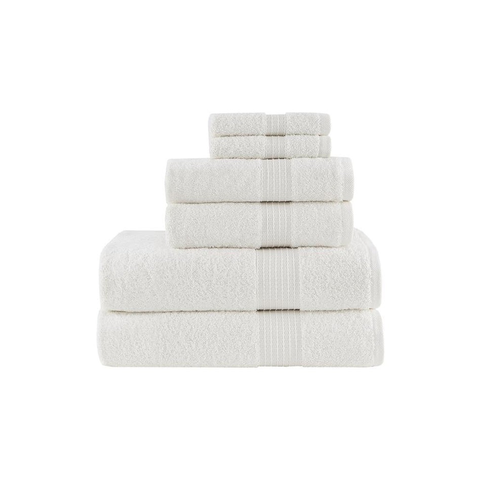 100% Cotton 6 Piece Towel Set, MP73-6182 - Drakoi Marketplace