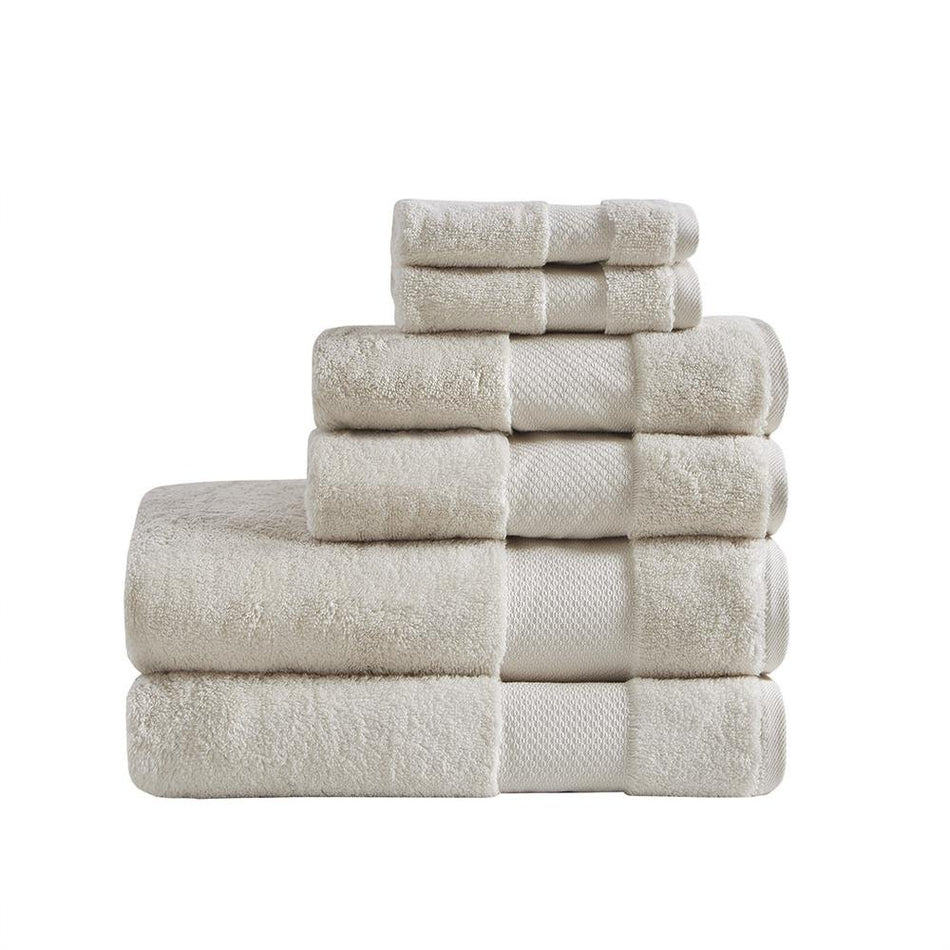 100% Cotton 6pcs Bath Towel Set, MPS73-318 - Drakoi Marketplace