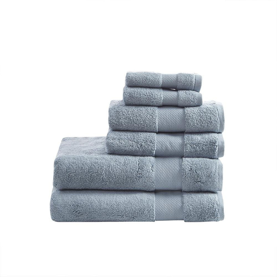 100% Cotton 6pcs Bath Towel Set, MPS73-416 - Drakoi Marketplace