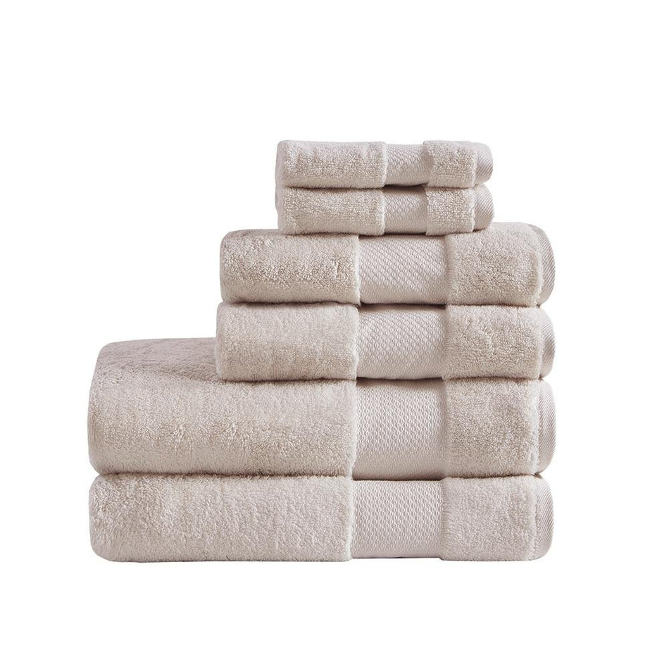 100% Cotton 6pcs Bath Towel Set, MPS73-450 - Drakoi Marketplace