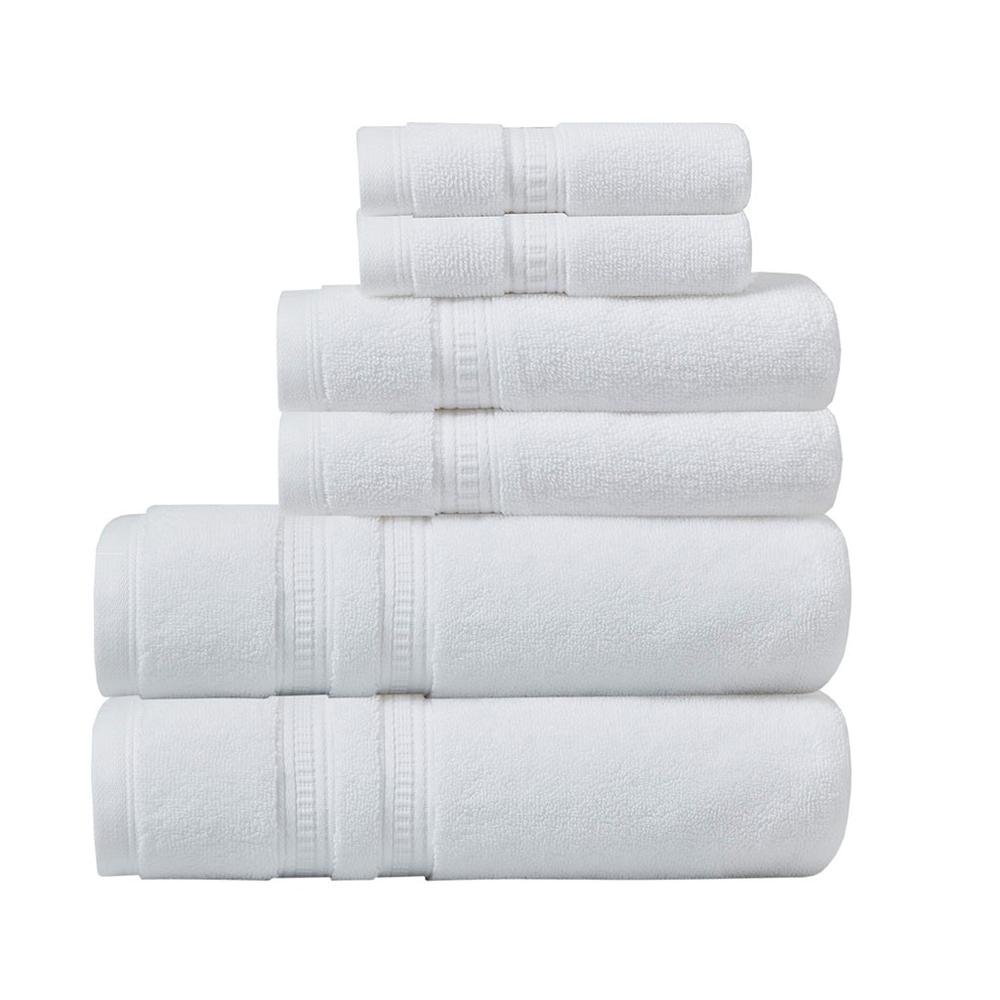 100% Cotton Feather Soft Towel 6PC Set, BR73-2435 - Drakoi Marketplace