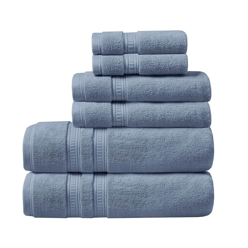 100% Cotton Feather Soft Towel 6PC Set, BR73-2438 - Drakoi Marketplace