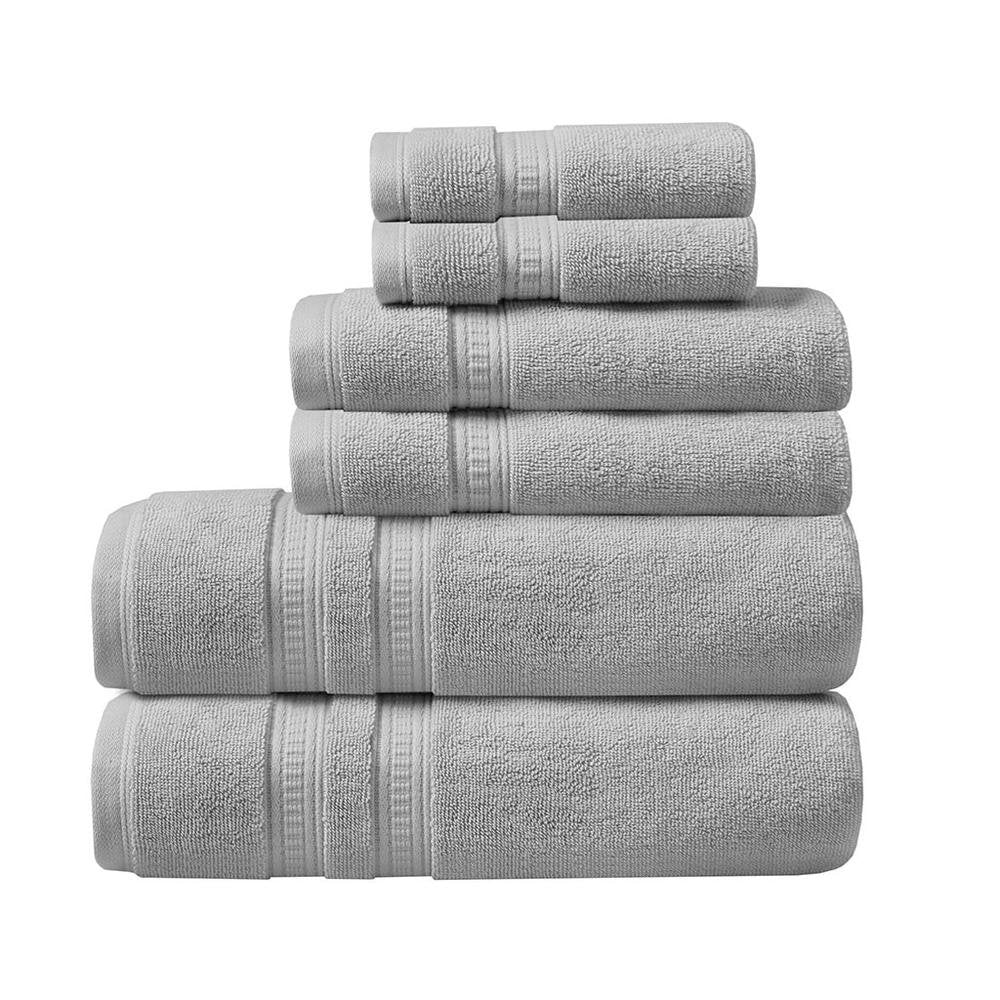 100% Cotton Feather Soft Towel 6PC Set, BR73-2439 - Drakoi Marketplace