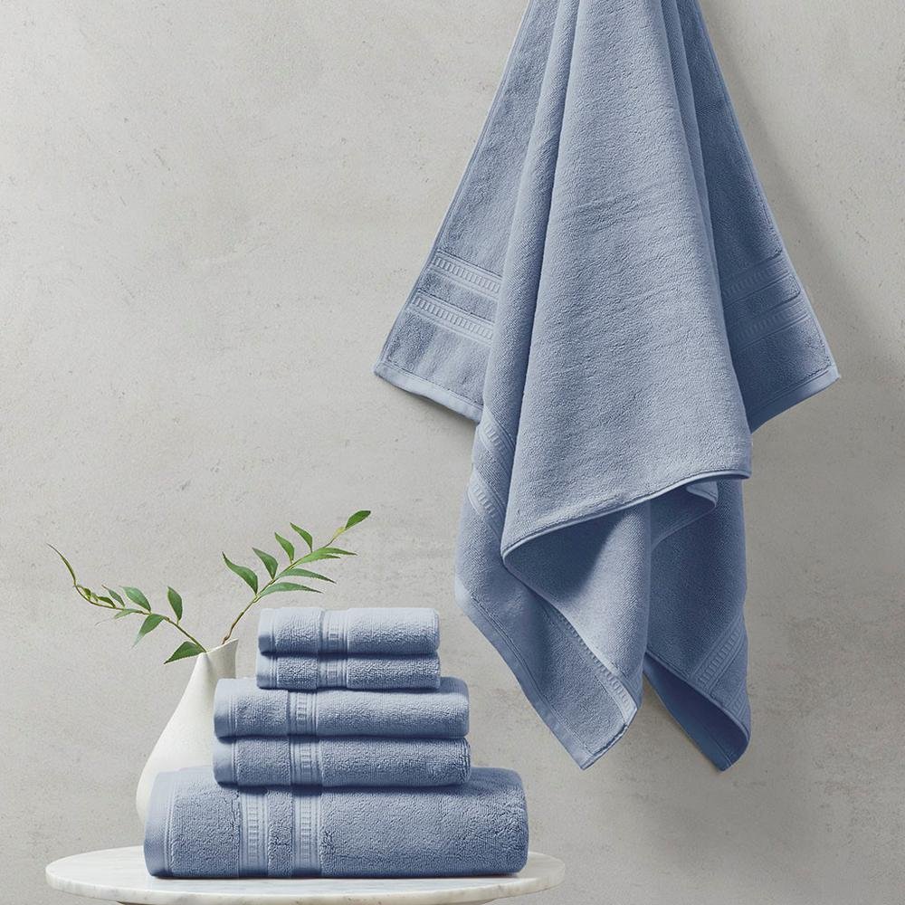 100% Cotton Feather Soft Towel 6PC Set, BR73-2440 - Drakoi Marketplace