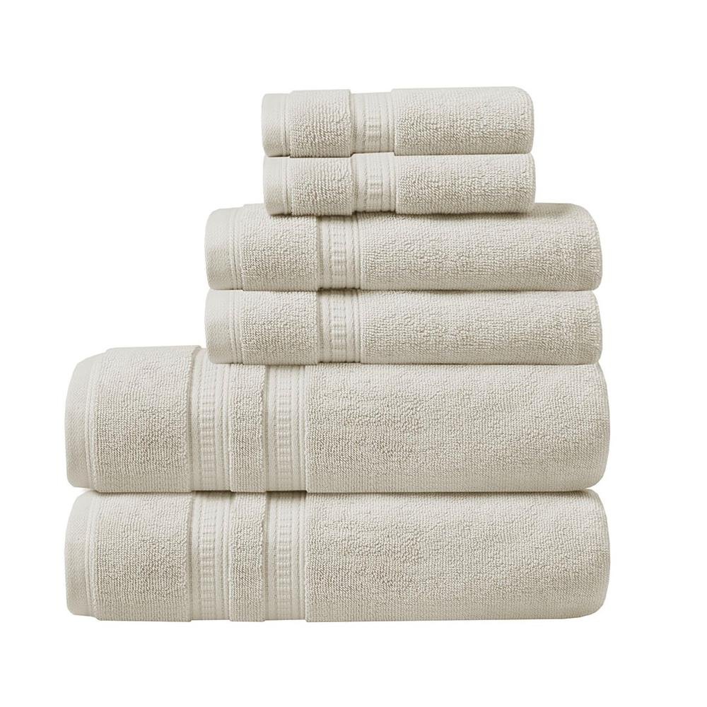 100% Cotton Feather Soft Towel 6PC Set, BR73-2440 - Drakoi Marketplace