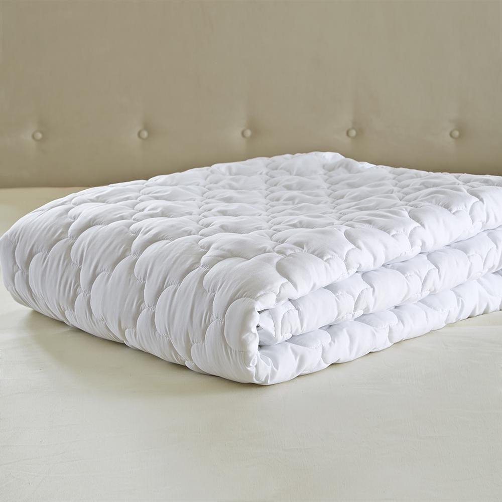 100% Cotton Sateen Double Insertion Blanket - White - Drakoi Marketplace