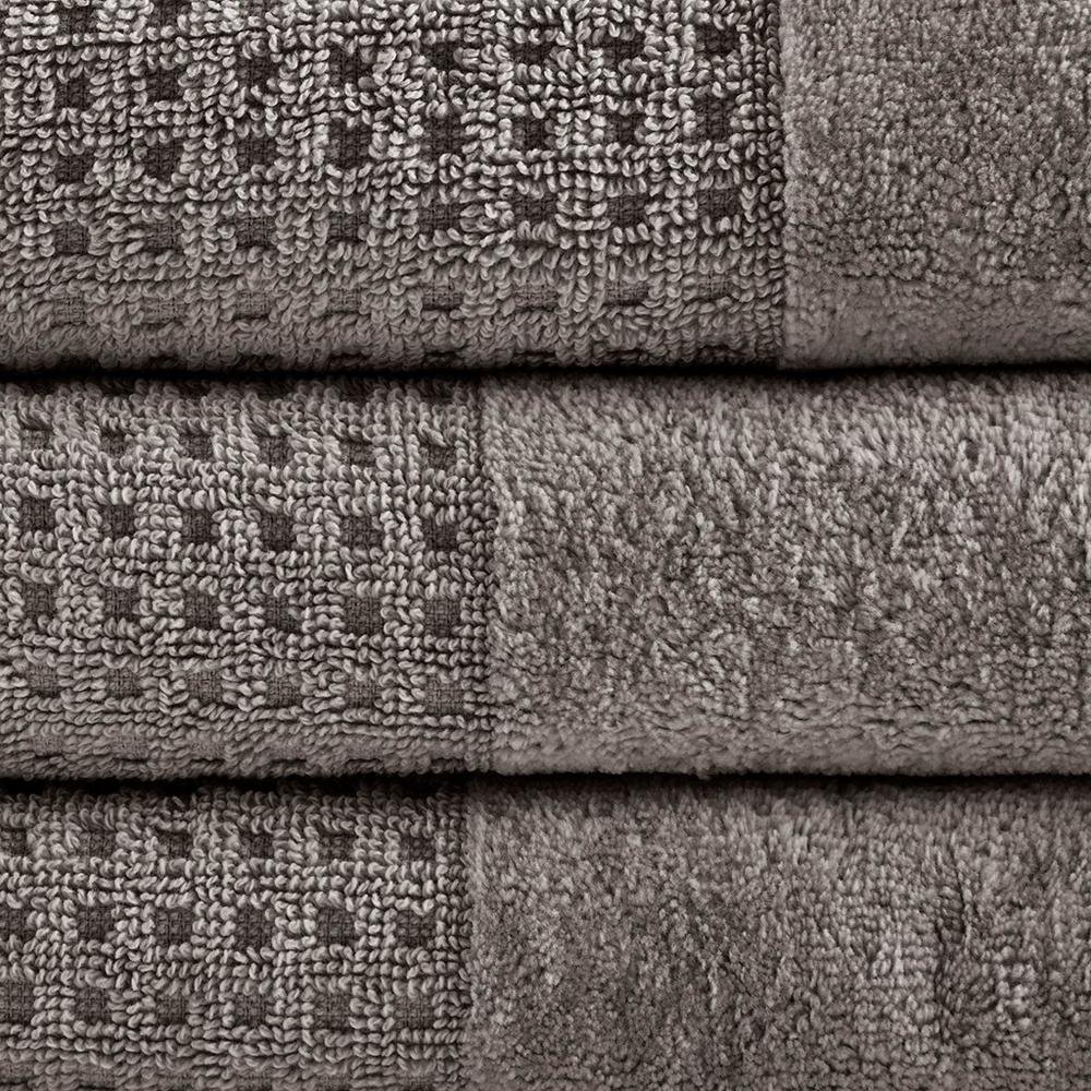 100% Cotton Waffle 6pcs Towel Set - Drakoi Marketplace