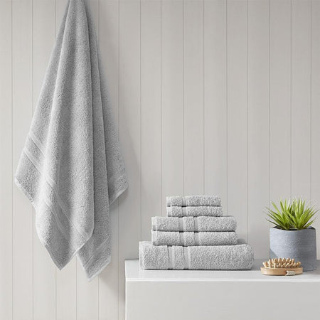 100% Turkish Cotton 6pcs Towel Set, 5DS73-0234 - Drakoi Marketplace