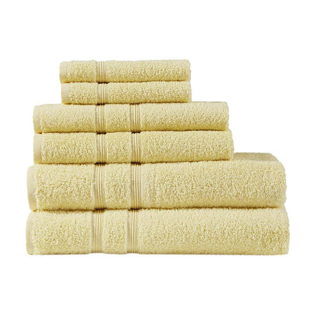 100% Turkish Cotton 6pcs Towel Set, 5DS73-0237 - Drakoi Marketplace