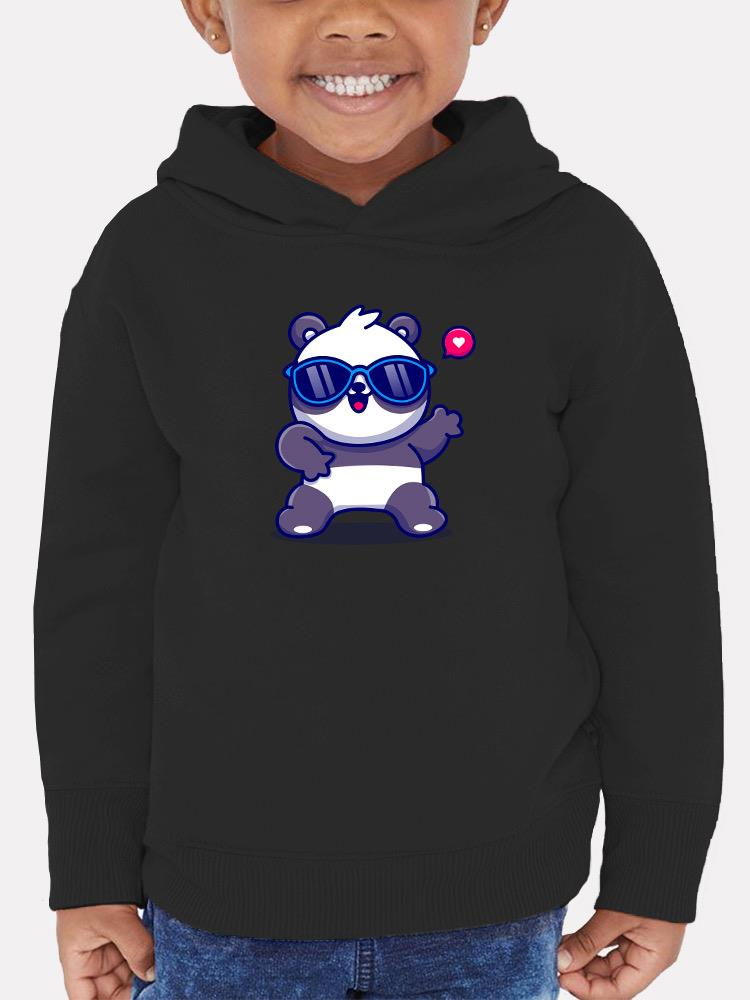 Cute Cool Panda W Sunglasses Hoodie -Image by Shutterstock - Drakoi Marketplace