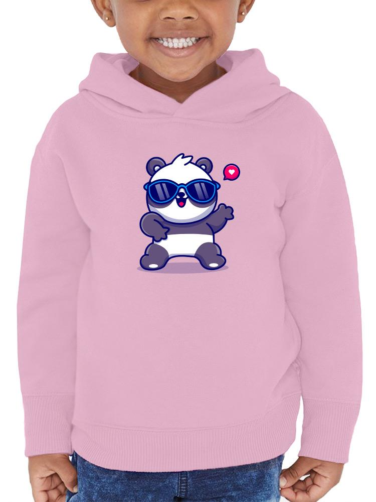 Cute Cool Panda W Sunglasses Hoodie -Image by Shutterstock - Drakoi Marketplace