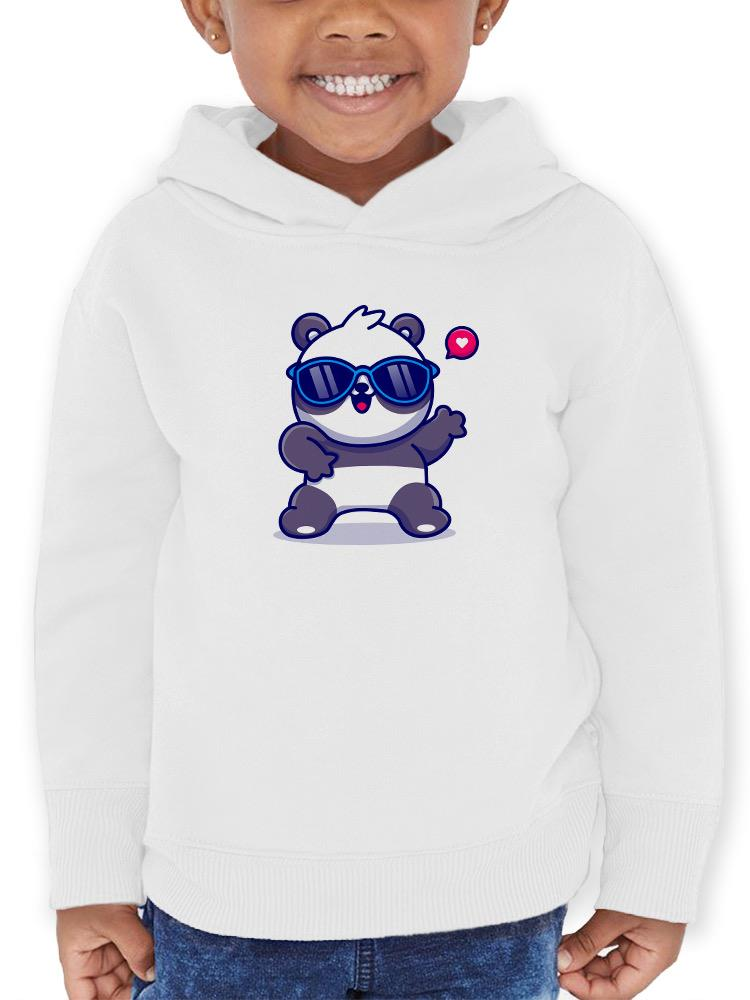 Cute Cool Panda W Sunglasses Hoodie -Image by Shutterstock - Drakoi Marketplace