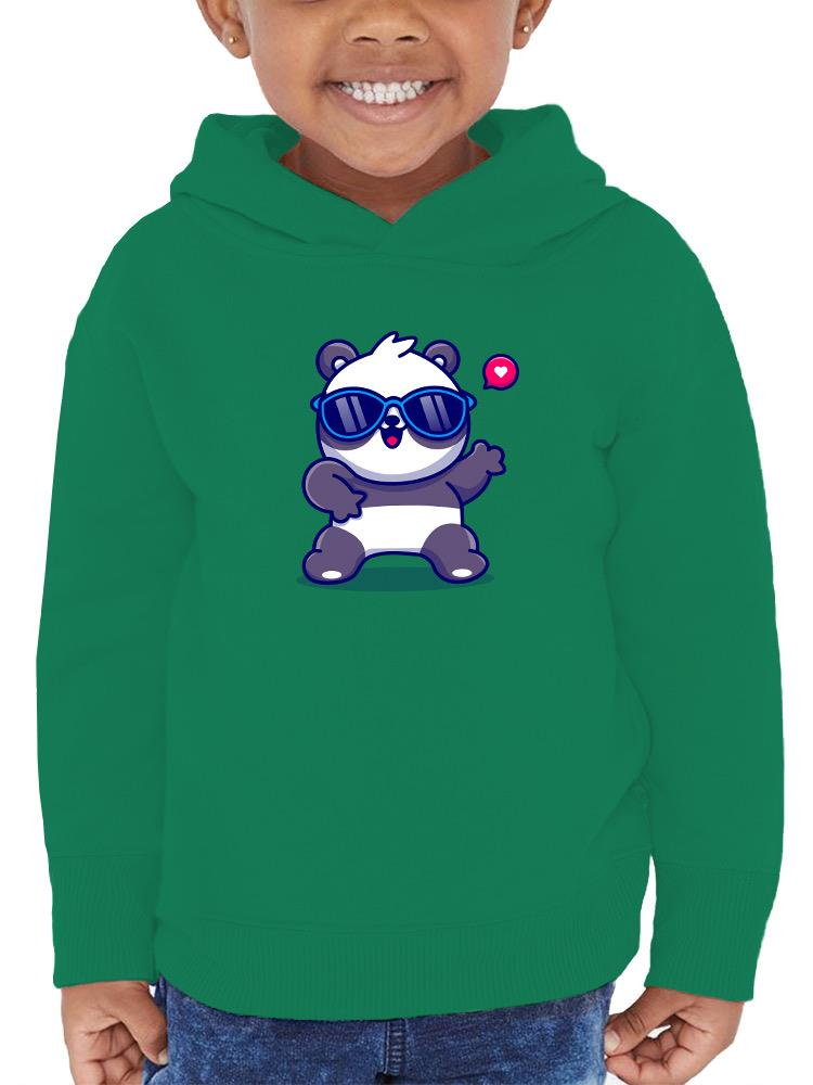 Cute Cool Panda W Sunglasses Hoodie -Image by Shutterstock - Drakoi Marketplace