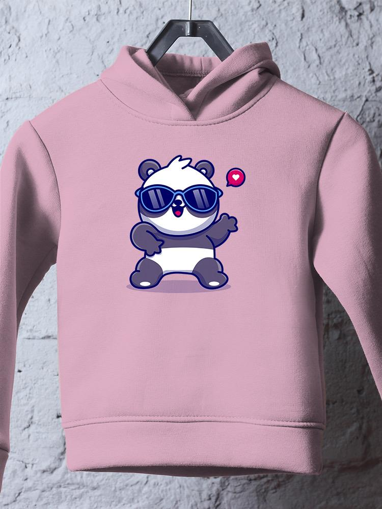 Cute Cool Panda W Sunglasses Hoodie -Image by Shutterstock - Drakoi Marketplace