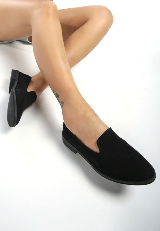 Olivia Classic Suede Loafers - Drakoi Marketplace