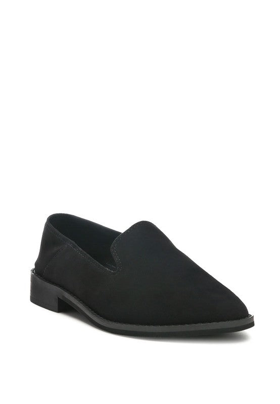 Olivia Classic Suede Loafers - Drakoi Marketplace