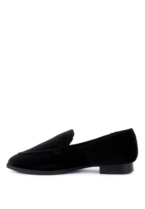 Luxe-Lap Velvet Handcrafted Loafers - Drakoi Marketplace