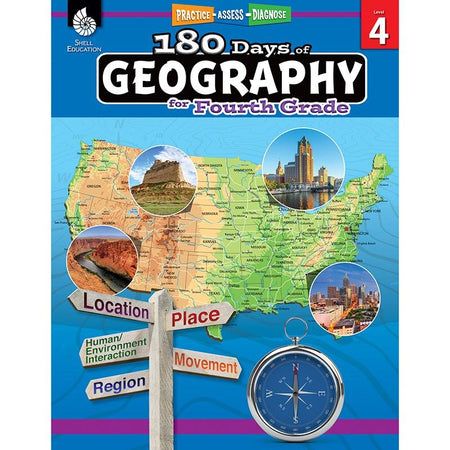 180 Days of Geography, Grade 4 - Drakoi Marketplace