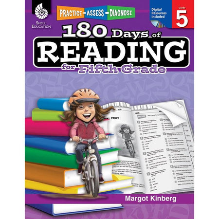 180 Days Of Reading Book For Fifth, Grade - Drakoi Marketplace