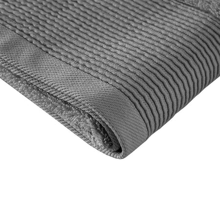 20% Tencel/Lyocel 75% Cotton 5% Silverbac 6pcs Towel Set Charcoal 30x56"(2)/16x28"(2)/13x13"(2) - Drakoi Marketplace