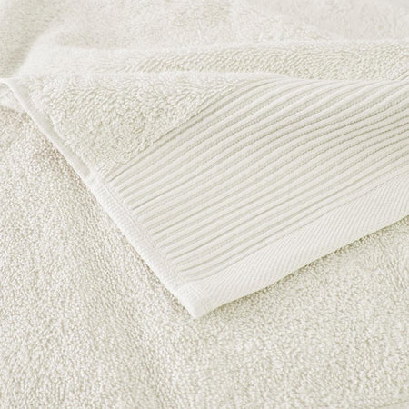 20% Tencel/Lyocel 75% Cotton 5% Silverbac 6pcs Towel Set Ivory 30x56"(2)/16x28"(2)/13x13"(2) - Drakoi Marketplace