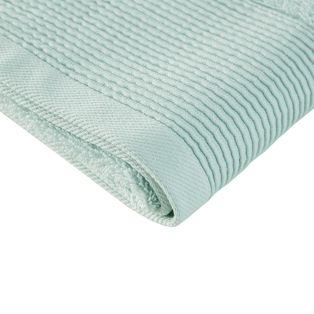 20% Tencel/Lyocel 75% Cotton 5% Silverbac 6pcs Towel Set Seafoam 30x56"(2)/16x28"(2)/13x13"(2) - Drakoi Marketplace