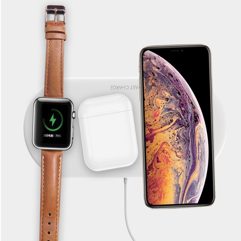 3 in 1 Multi Device Qi Wireless Fast Charger - Drakoi Marketplace