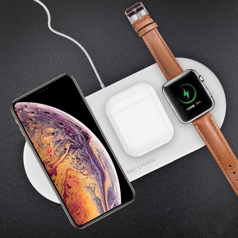 3 in 1 Multi Device Qi Wireless Fast Charger - Drakoi Marketplace