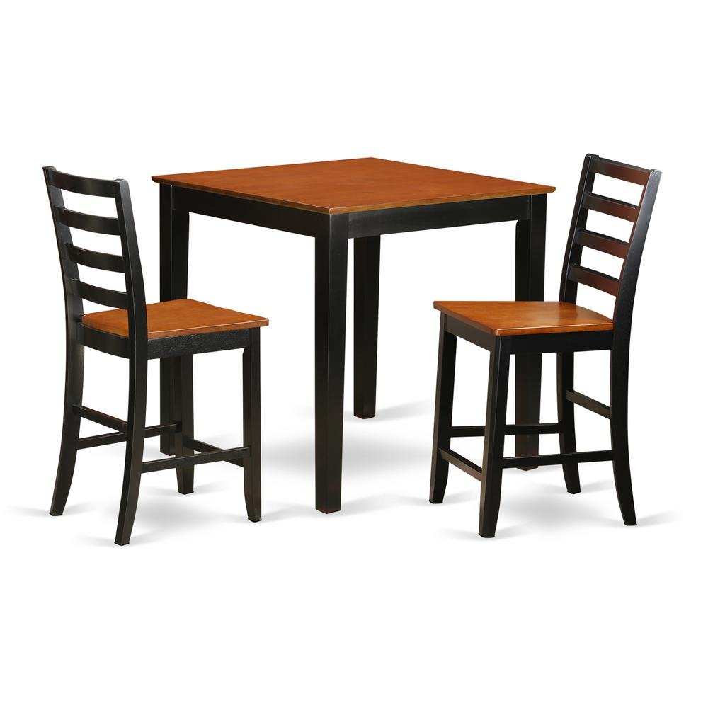 3 PC counter height Table and chair set - Kitchen Table and 2 Kitchen Chairs. - Drakoi Marketplace