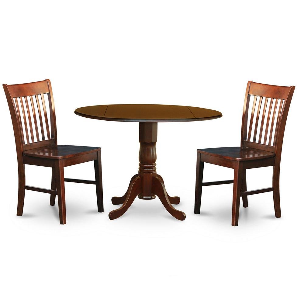 3 PC Kitchen nook Dining set-Kitchen Dining nook and 2 Kitchen Chairs - Drakoi Marketplace