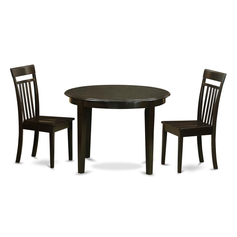 3 PC Kitchen nook Dining set-Table and 2 Kitchen Chairs - Drakoi Marketplace