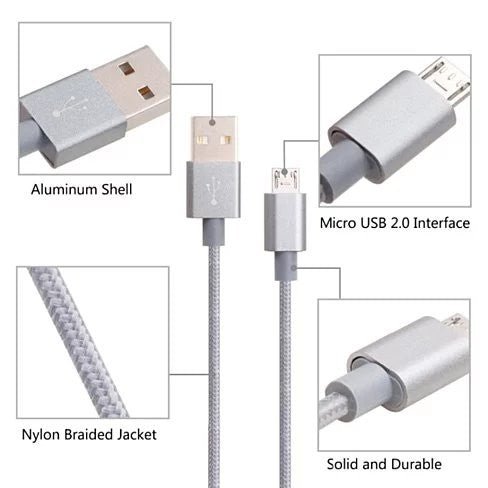 3 to Tango Apple or Android Charging Cables 3ft - 6ft - 10ft All 3 included. - Drakoi Marketplace