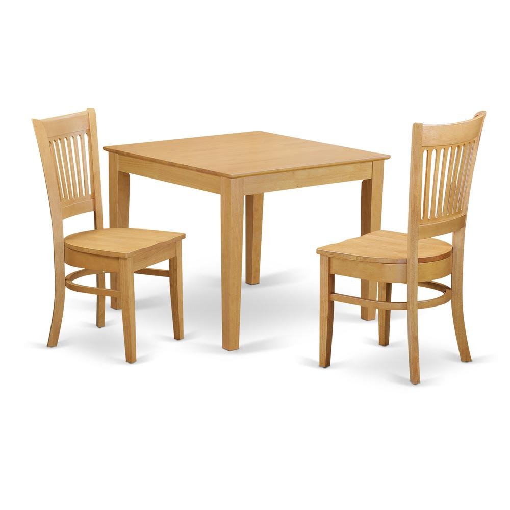 3pcs Small Kitchen Table set - Small Kitchen Table and 2 Dining Chairs - Drakoi Marketplace