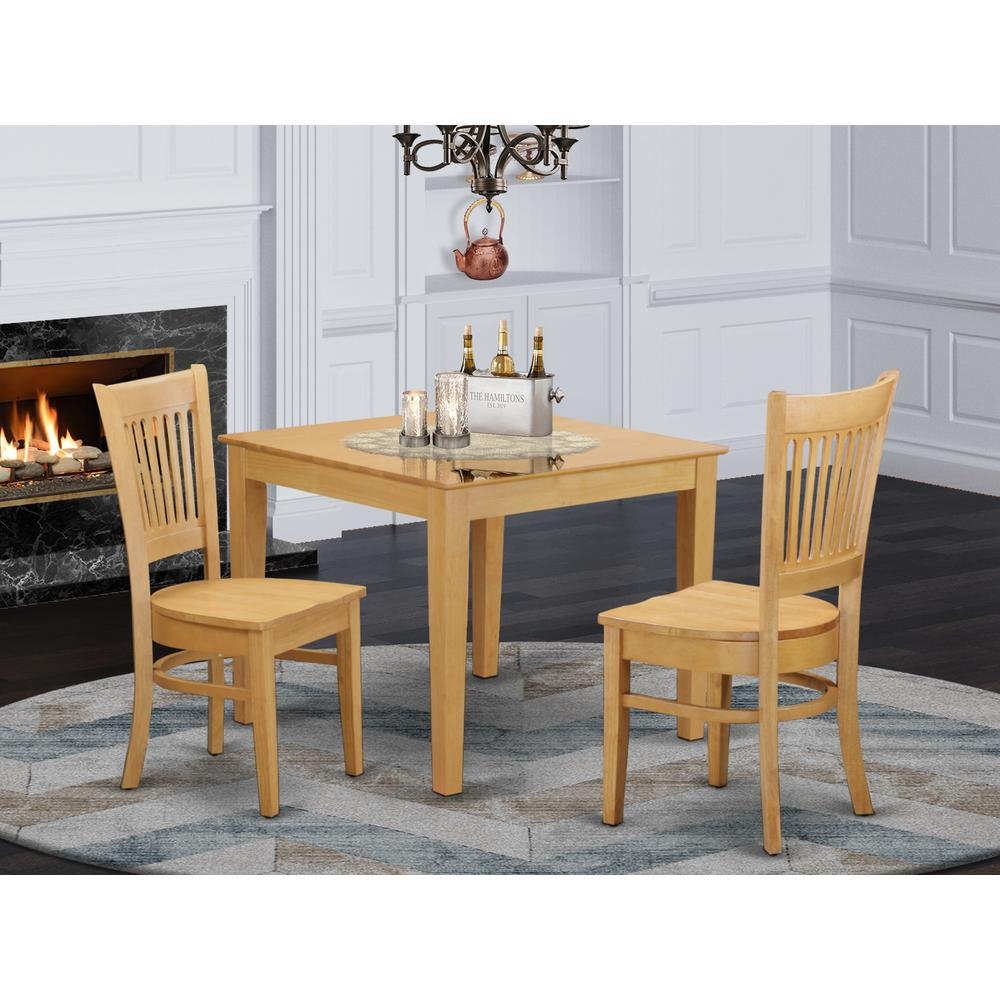 3pcs Small Kitchen Table set - Small Kitchen Table and 2 Dining Chairs - Drakoi Marketplace