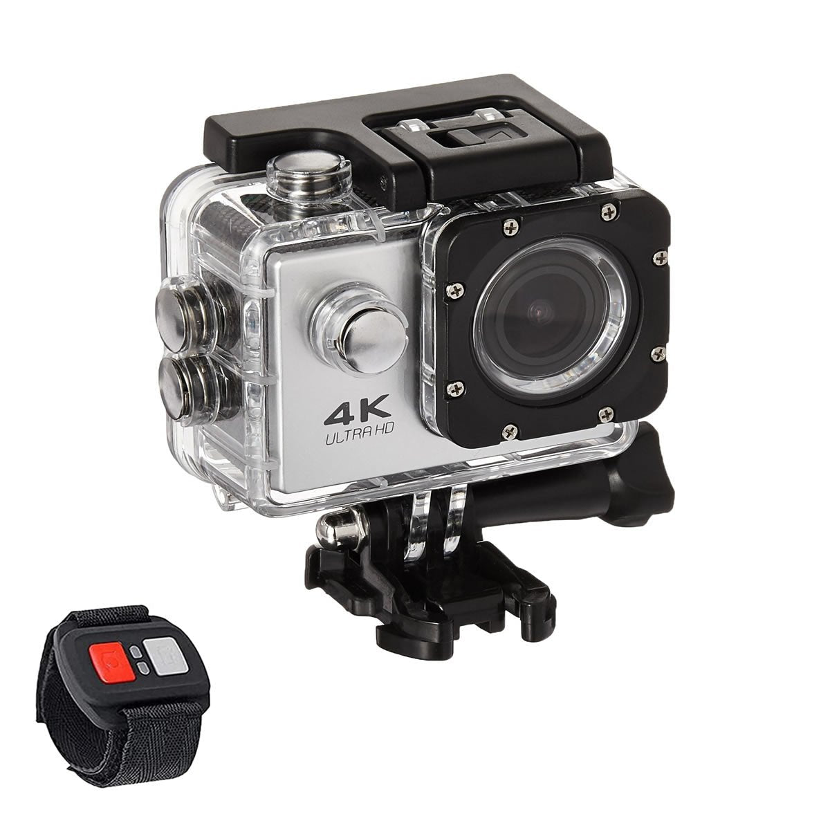 4K Waterproof All Digital UHD WiFi Camera + RF Remote And Accessories - Drakoi Marketplace