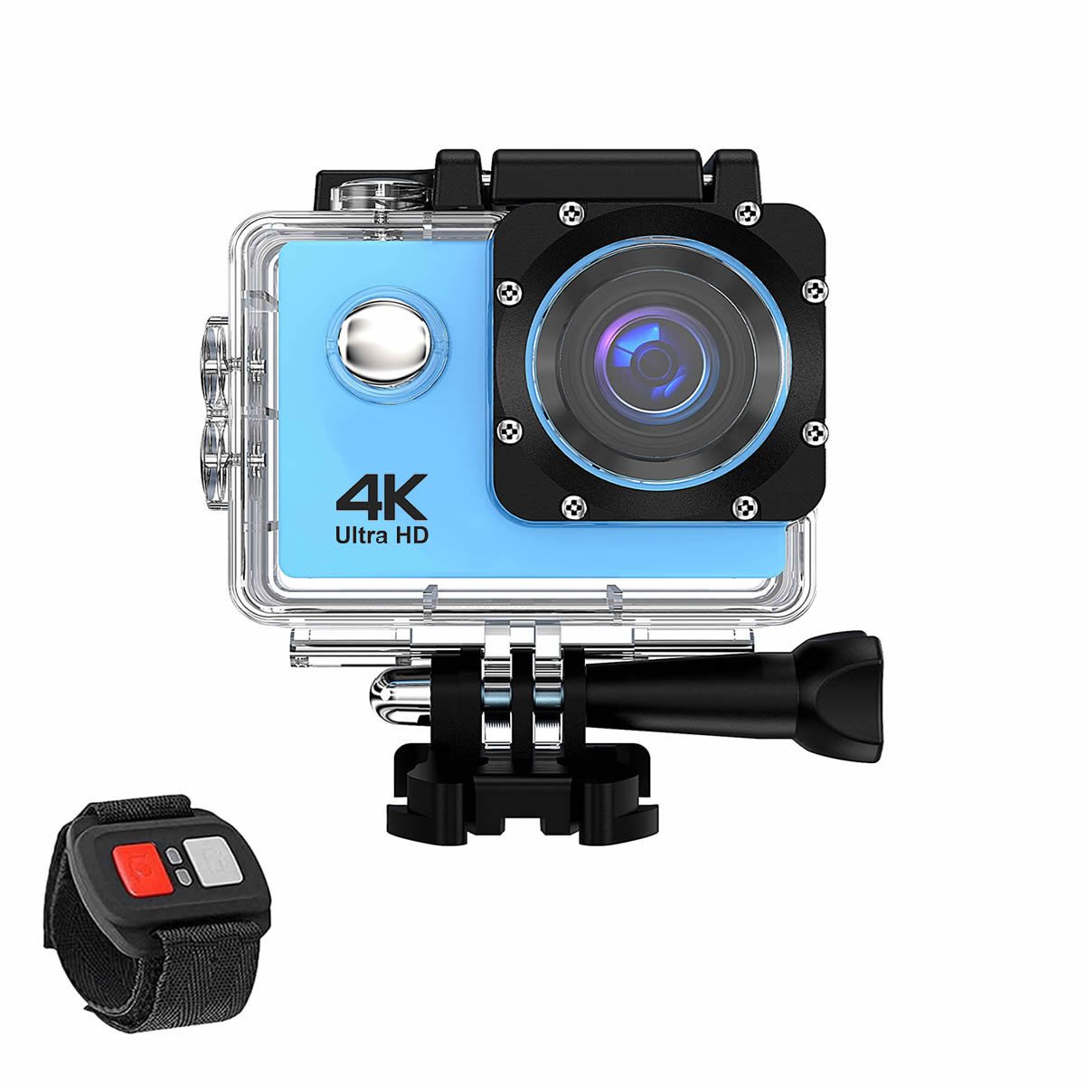 4K Waterproof All Digital UHD WiFi Camera + RF Remote And Accessories - Drakoi Marketplace