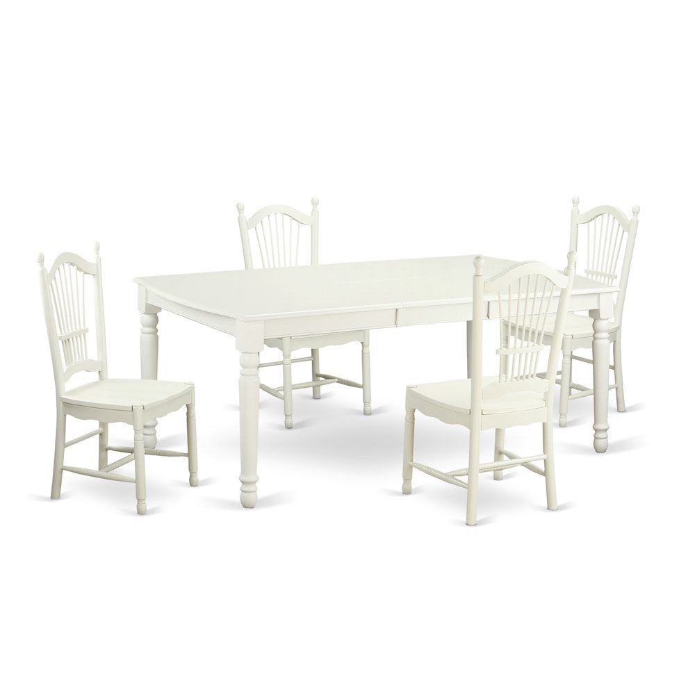 5 Pc dinette Table set -Kitchen dinette Table and 4 Kitchen Dining Chairs - Drakoi Marketplace