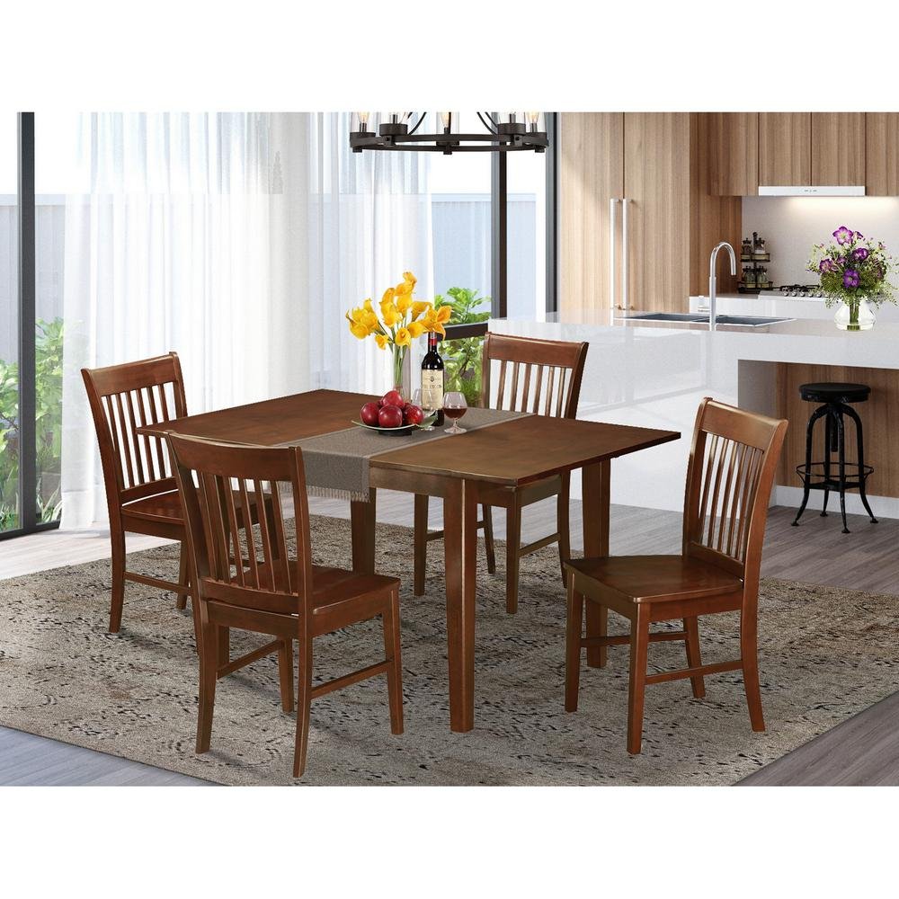 5 Pc Dining Kitchen Table set - Table with 4 Kitchen Dining Chairs - Drakoi Marketplace