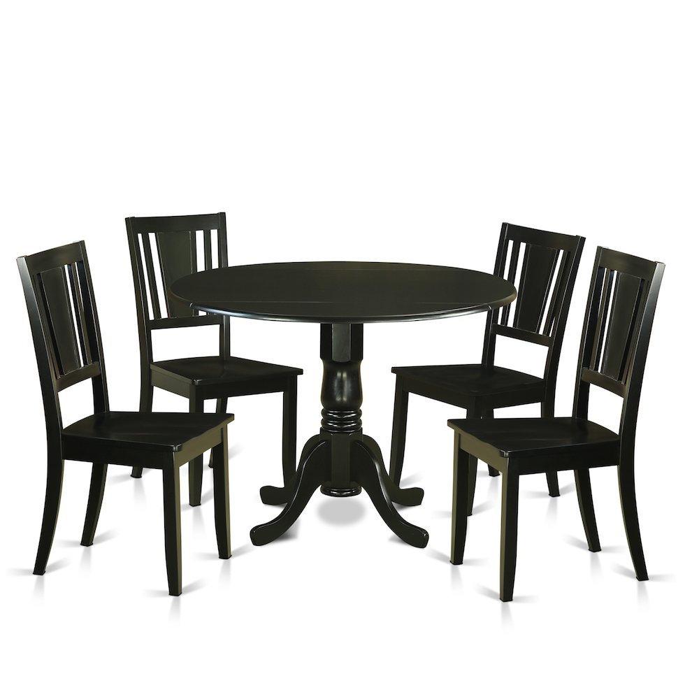 5 PC Dining room set for 4-Small Kitchen Table and 4 Kitchen Chairs - Drakoi Marketplace