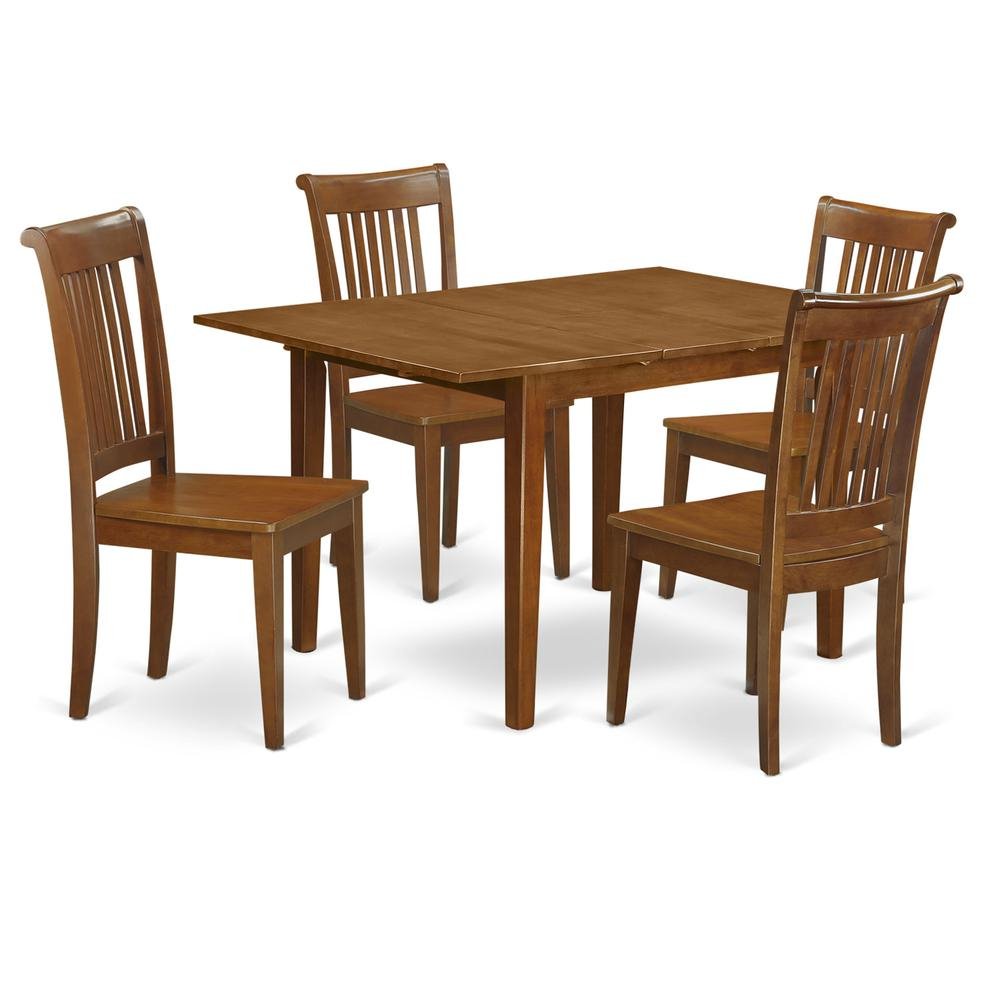 5 Pc Kitchen dinette set-Kitchen Table and 4 Dining Chairs - Drakoi Marketplace