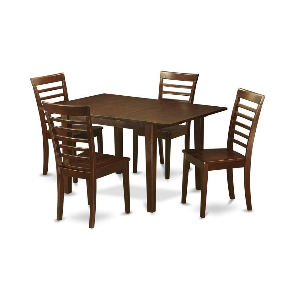 5 Pc Kitchen dinette set-small Table and 4 Kitchen Dining Chairs - Drakoi Marketplace