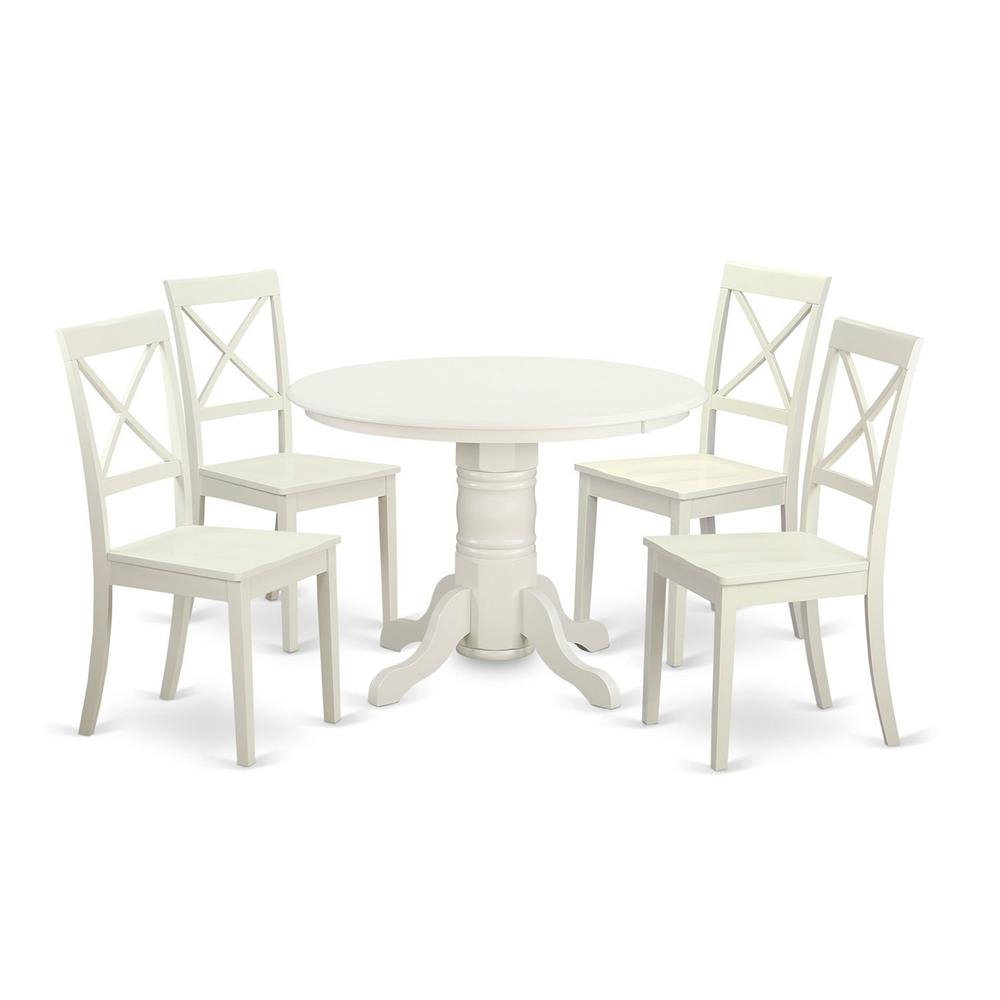 5 PC Kitchen nook Dining set - Kitchen Table and 4 dinette Chairs - Drakoi Marketplace