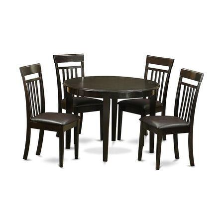 5 PC Kitchen nook Dining set-Kitchen Table and 4 Kitchen Chairs - Drakoi Marketplace