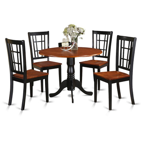 5 Pc Kitchen nook Dining set-Kitchen Table and Kitchen4 Chairs - Drakoi Marketplace